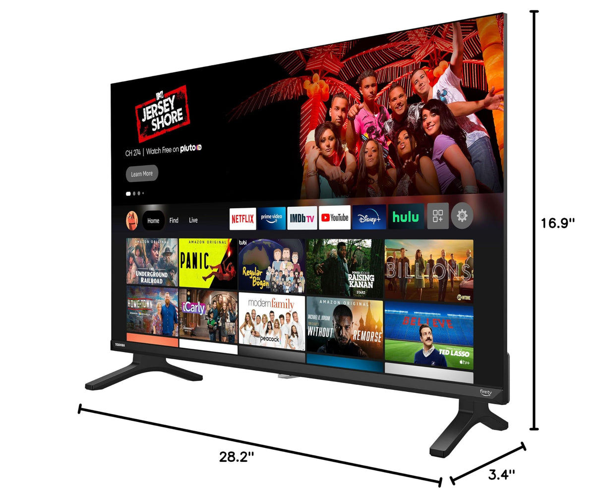 Toshiba 32-inch Class V35 Series LED HD Smart Fire TV with Alexa Voice Remote (32V35KU, 2021 Model)